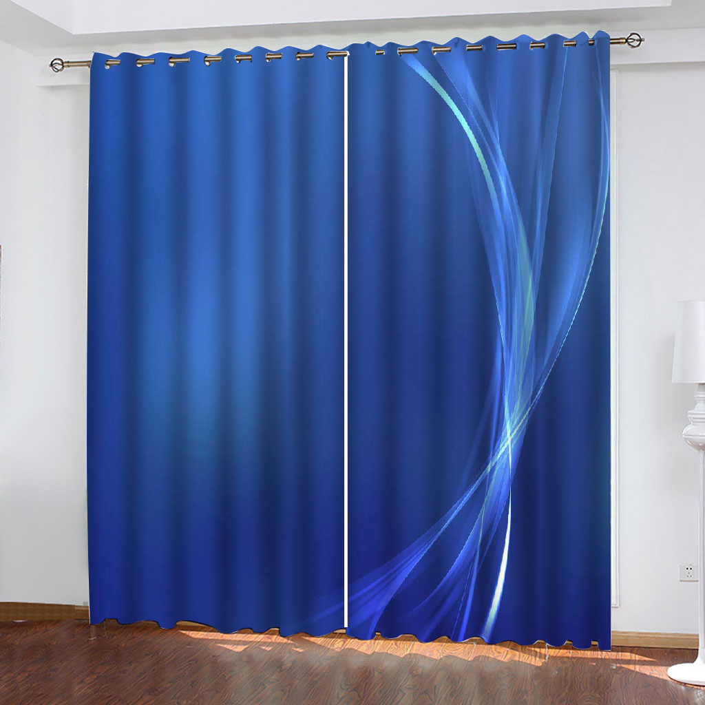 Beautiful Photo Fashion Customized 3D Curtains blue sloid curtain art lines curtains Decoration curtains
Beautiful Photo Fashion Customized 3D Curtains blue sloid curtain art lines curtains Decoration curtains