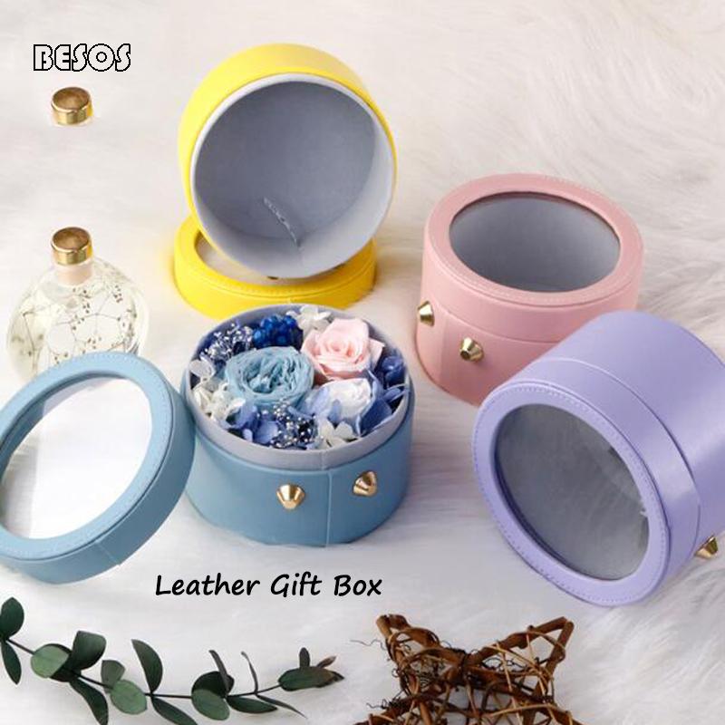 Candy Colorful Cylindrical Transparent Box Lid Hollow Leather Gift Box Can Be Horizontally Placed Wedding Bouquet Gift
Candy Colorful Cylindrical Transparent Box Lid Hollow Leather Gift Box Can Be Horizontally Placed Wedding Bouquet Gift