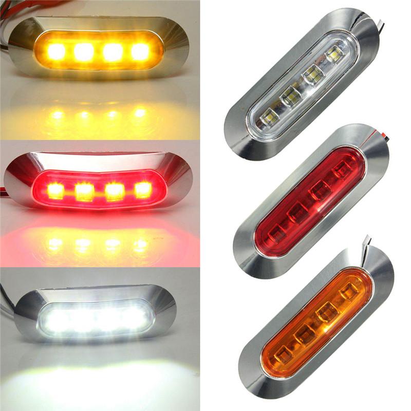 New 1Pcs LED Side Marker Clearance Tail Lamp Parking 12V/24V Dustproof Waterproof for Truck Car Trailer Rear Signal Light#297265, As pic
New 1Pcs LED Side Marker Clearance Tail Lamp Parking 12V/24V Dustproof Waterproof for Truck Car Trailer Rear Signal Light#297265, As pic