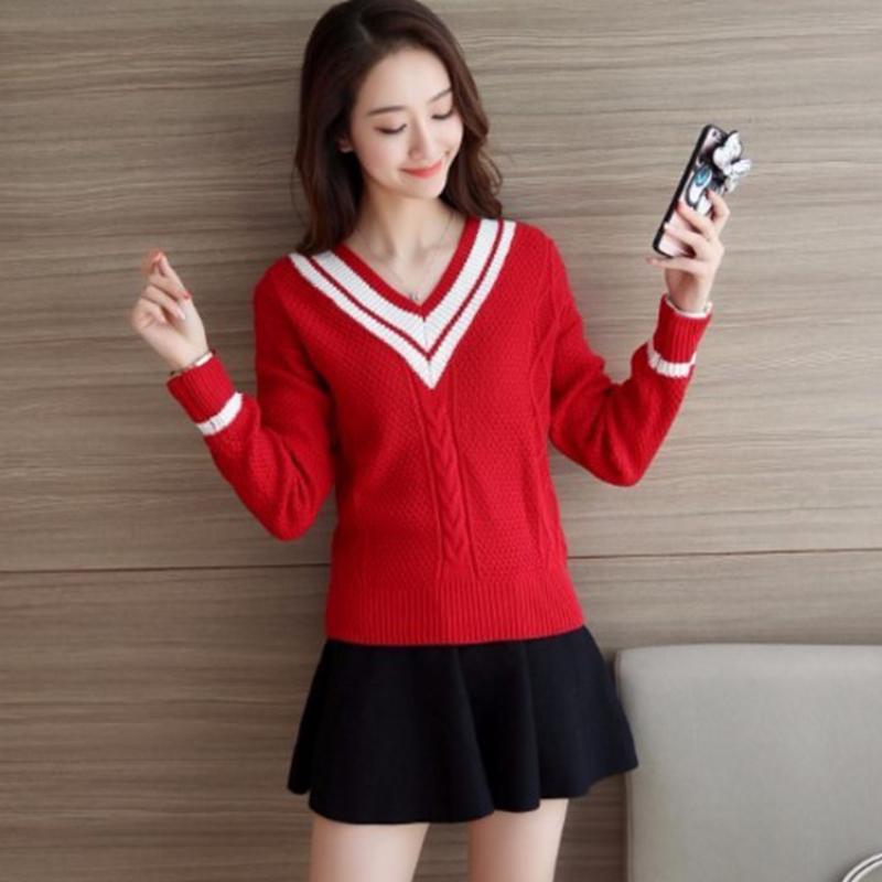 NEW Hot Sale Women Sweater Autumn Winter Clothes Solid O Neck Women' Sweater 2020 Jumper Long Sleeve Knitted Pullovers, Red
NEW Hot Sale Women Sweater Autumn Winter Clothes Solid O Neck Women' Sweater 2020 Jumper Long Sleeve Knitted Pullovers, Red