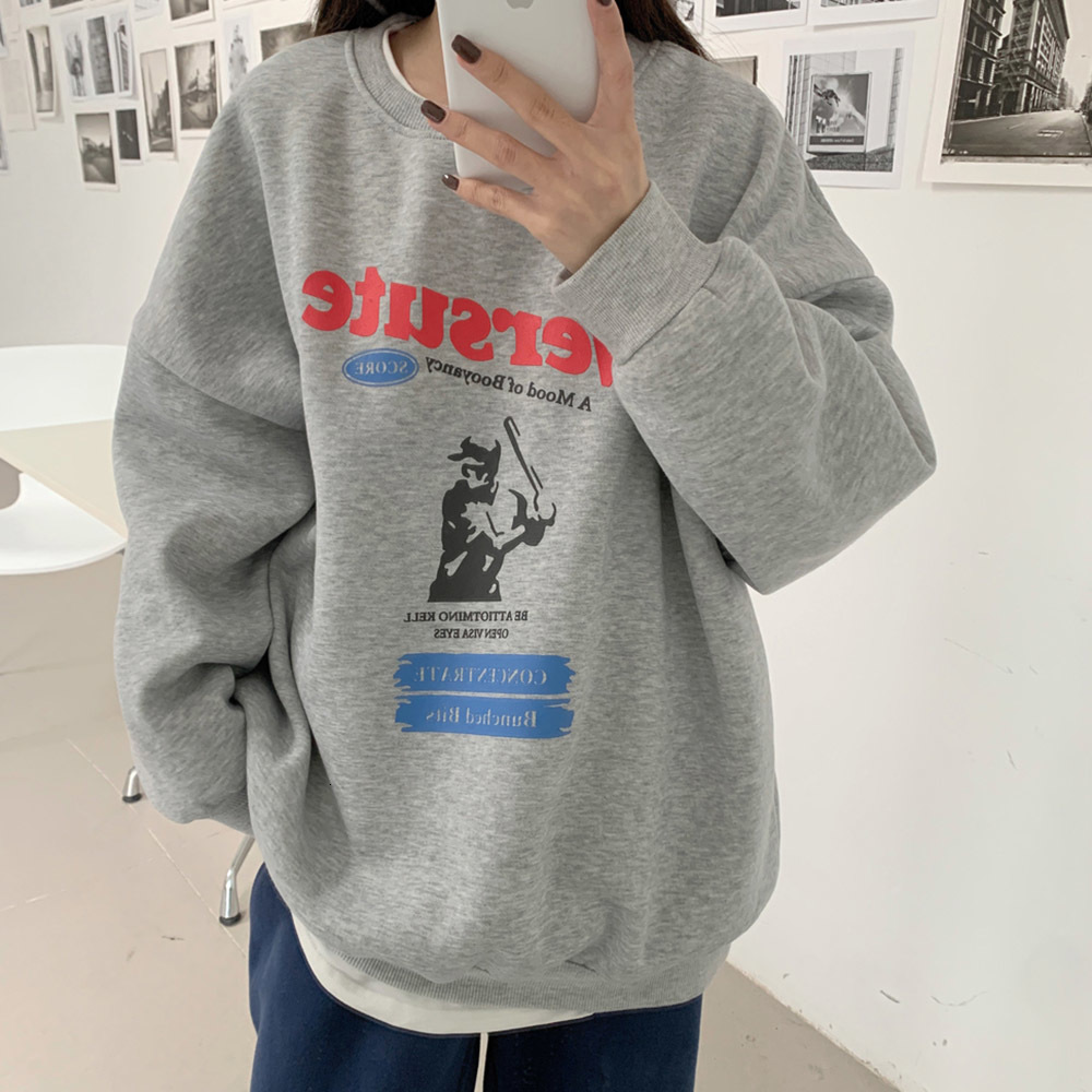 2021 New Hoodie Popular Korean Fashion Simple Winter Hot Sale Loose Cashmere Keep Warm Letter Printing Long Sleeve GGNL, White
2021 New Hoodie Popular Korean Fashion Simple Winter Hot Sale Loose Cashmere Keep Warm Letter Printing Long Sleeve GGNL, White