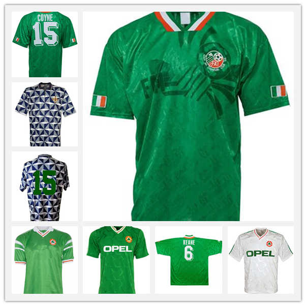 1990 Ireland National Team Soccer Jerseys 1994 Retro Roy Keane #6 ROY KEANE #8 HORTON MensHome Away Football Shirts Uniforms, Black;yellow
1990 Ireland National Team Soccer Jerseys 1994 Retro Roy Keane #6 ROY KEANE #8 HORTON MensHome Away Football Shirts Uniforms, Black;yellow