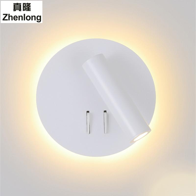 Creative Led Wall Light Bedside Bedroom Fashion 6W Decorative Light Hotel Wall with Switch Spotlight Reading USB 220V Float Led
Creative Led Wall Light Bedside Bedroom Fashion 6W Decorative Light Hotel Wall with Switch Spotlight Reading USB 220V Float Led