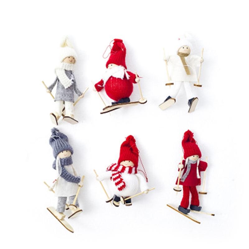 6-Piece Set of Christmas Decorations Christmas Pendants Ski Dolls Doll Tree Pendants
6-Piece Set of Christmas Decorations Christmas Pendants Ski Dolls Doll Tree Pendants