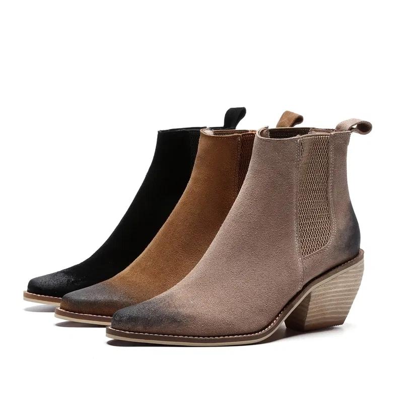 2020 Winter Fashion shoes Genuine Leather Ankle boots for women High heel boots Sexy Pointed Toe woman botas mujer botte femme, Black
2020 Winter Fashion shoes Genuine Leather Ankle boots for women High heel boots Sexy Pointed Toe woman botas mujer botte femme, Black