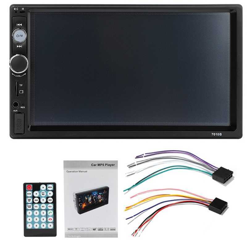 Car Multimedia Player High Definition 7010B 7012B 7018B Mp5 FM Rear Display Phone Bluetooth-compatible Interconnection