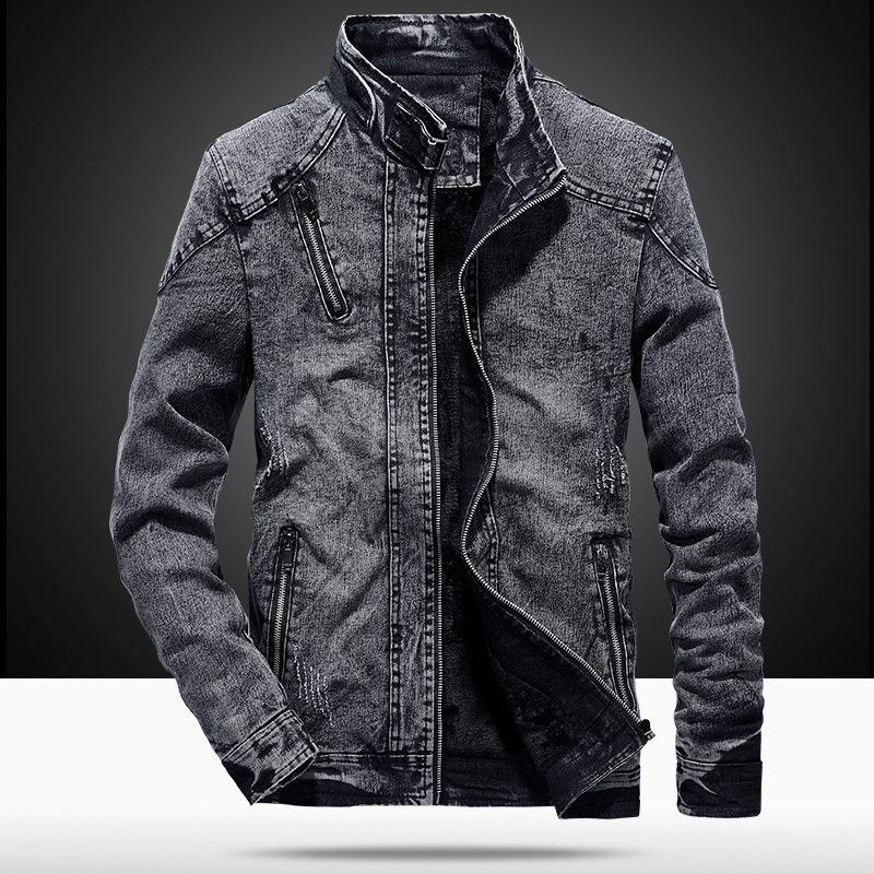 BOLUBAO Men High Quality Denim Jackets Coat Autumn Male Solid Color zipper Jacket Overcoat Men's Casual Fashion Jackets 201218