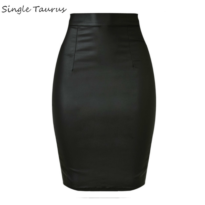 High Waist Push Up Black Skirts Women Elasticity Faux Leather Split Jupe Femme Coated Vintage Punk Saias Na Altura Do Joelho Y200326, Brown
High Waist Push Up Black Skirts Women Elasticity Faux Leather Split Jupe Femme Coated Vintage Punk Saias Na Altura Do Joelho Y200326, Brown