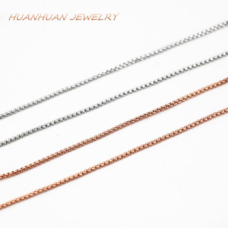 Romantic Gifts Copper Stainless Steel Choker 1mm Chain For Women Charms Necklace Chains Link Party Gifts Jewelry 18inch B3384
Romantic Gifts Copper Stainless Steel Choker 1mm Chain For Women Charms Necklace Chains Link Party Gifts Jewelry 18inch B3384