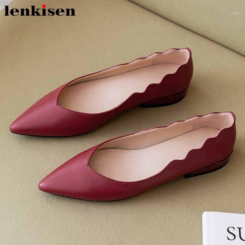 Lenkisen hot Internet star genuine leather ladies shoes solid pointed toe low heels women slip on fashion streetwear pumps L661, Brown
Lenkisen hot Internet star genuine leather ladies shoes solid pointed toe low heels women slip on fashion streetwear pumps L661, Brown
