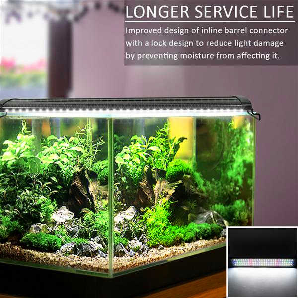 New Design 15W 48LED Full Spectrum Aquarium Lights high quality Sea Coral Lamp 23.6inch Black (Suitable For 23.6-31.49inch Long Aquarium)
New Design 15W 48LED Full Spectrum Aquarium Lights high quality Sea Coral Lamp 23.6inch Black (Suitable For 23.6-31.49inch Long Aquarium)