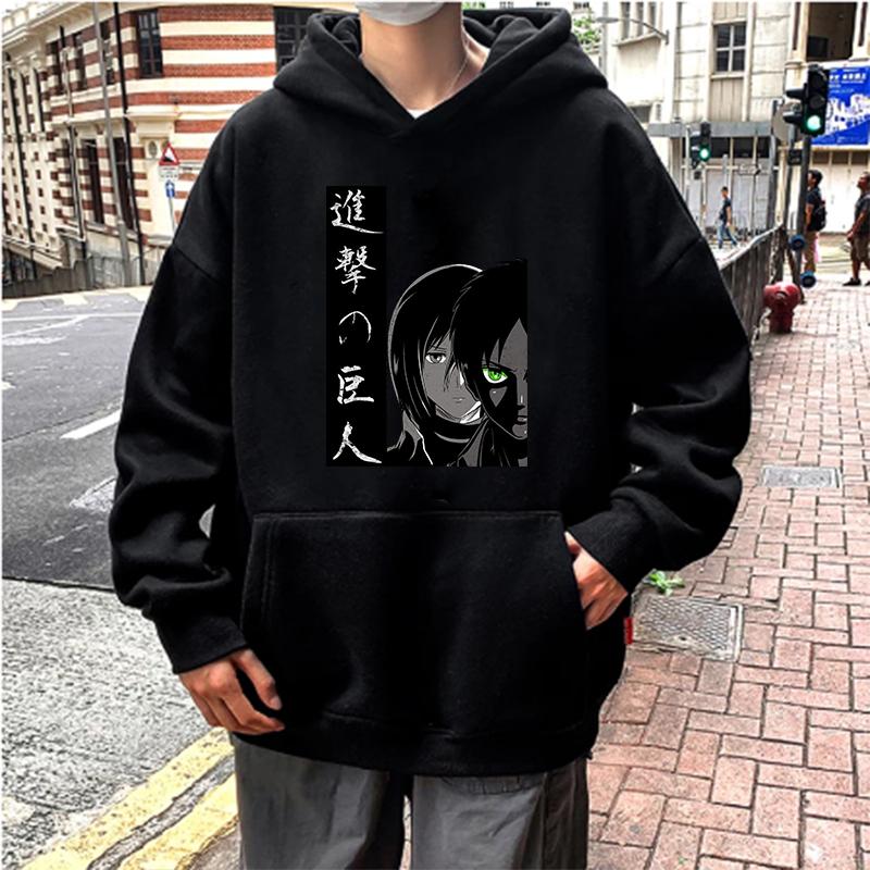 Attack On Titan Hoodies Japanese Anime Eren Manga Print Hoodies Sweatshirt Fashion Loose Pullovers Male Cartoon Graphic, Blue
Attack On Titan Hoodies Japanese Anime Eren Manga Print Hoodies Sweatshirt Fashion Loose Pullovers Male Cartoon Graphic, Blue