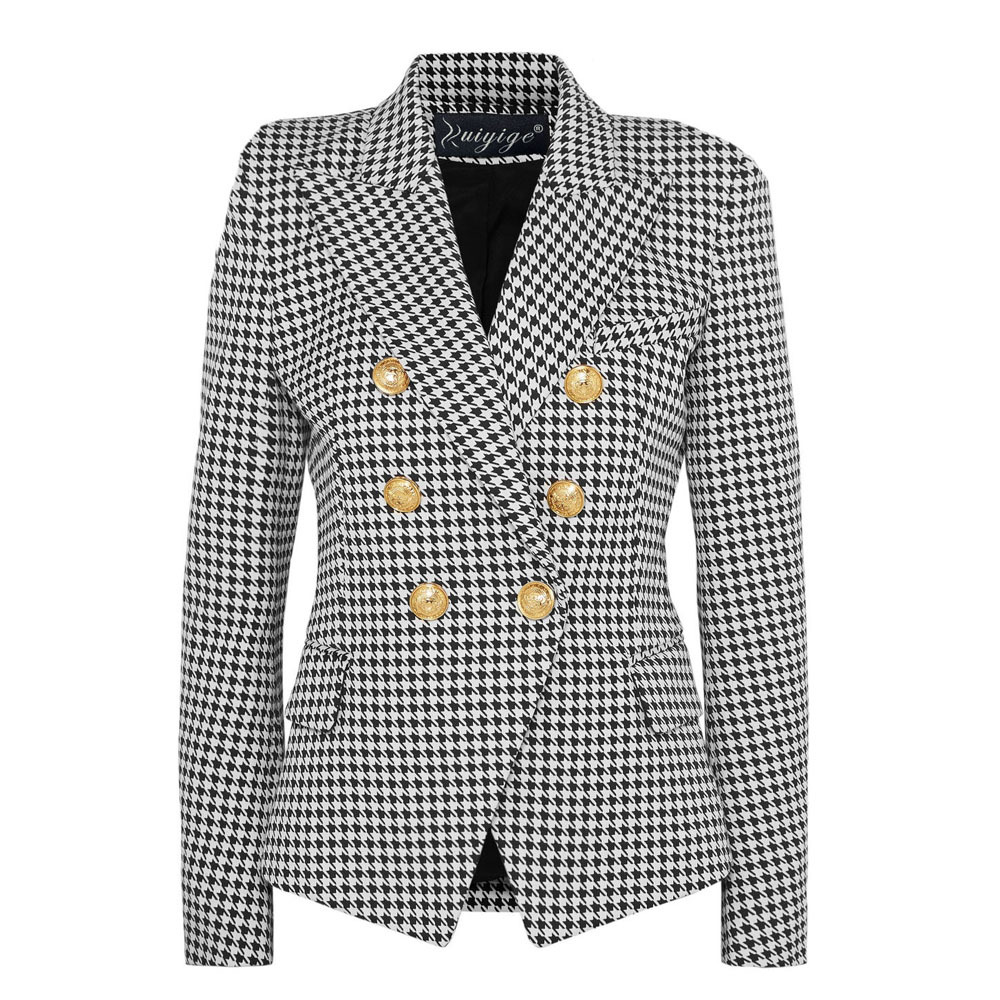 2021 New Women Blazer Big Spring Mark Engraved Double Neck Breasted Thin Blazers Lady at Office Fashion Suit Business 3EOG, Rose.
2021 New Women Blazer Big Spring Mark Engraved Double Neck Breasted Thin Blazers Lady at Office Fashion Suit Business 3EOG, Rose.