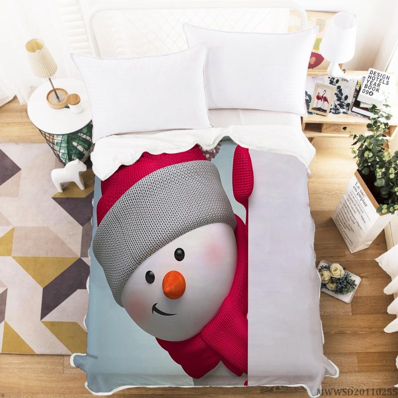 Merry Christmas Santa Claus Print Blanket 3D Creative Blanket Super Soft Bedroom Decoration For All Seasons
Merry Christmas Santa Claus Print Blanket 3D Creative Blanket Super Soft Bedroom Decoration For All Seasons