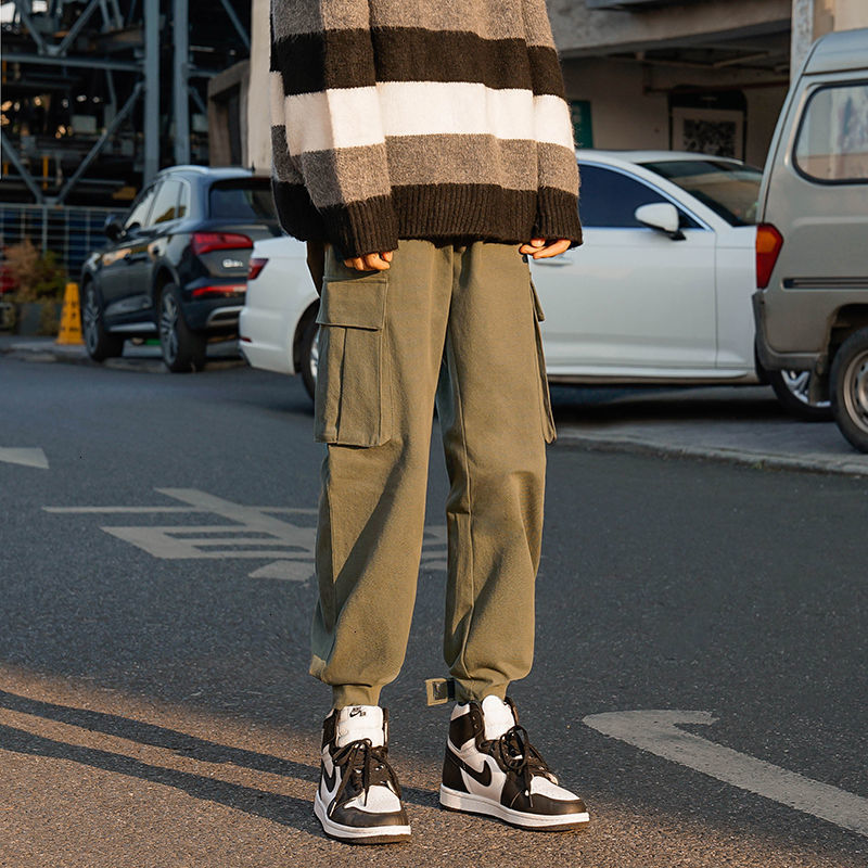 2021 Men's Casual Oversize Cargo Autumn Winter New Woman Loose Harajuku Trousers Hip Hop Streetwear Pants Dg8y, Black
2021 Men's Casual Oversize Cargo Autumn Winter New Woman Loose Harajuku Trousers Hip Hop Streetwear Pants Dg8y, Black