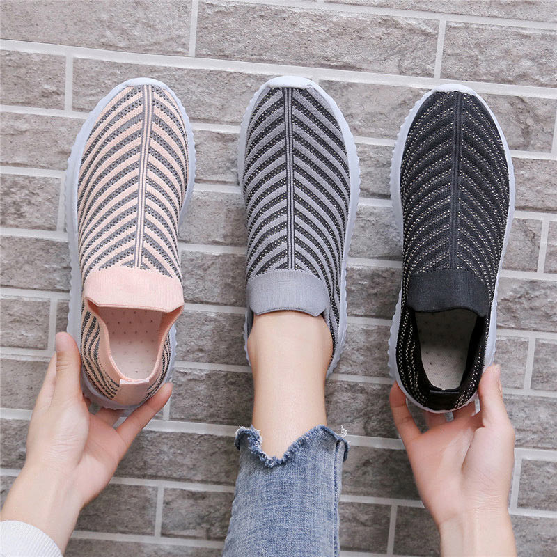 2021 New Women Striped Sneakers Autumn Flat Rhinestone Slip on Women's Knitting Platfrom Shoes Ladies Vulcanized Plus Size Udwb, Pink1
2021 New Women Striped Sneakers Autumn Flat Rhinestone Slip on Women's Knitting Platfrom Shoes Ladies Vulcanized Plus Size Udwb, Pink1