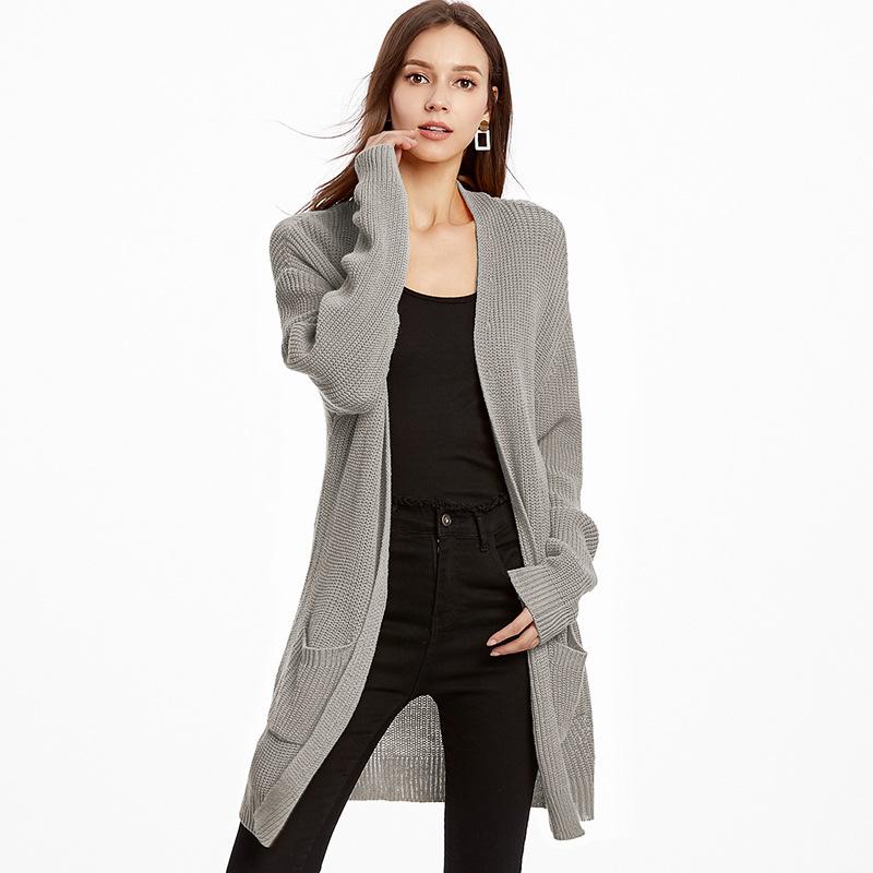 Fashion Women Loose Cardigans Long Sleeve Pockets Sets 2020 Autumn Open Stitch Knitted Sweaters Female Clothing Hot Sale, Black-cardigans
Fashion Women Loose Cardigans Long Sleeve Pockets Sets 2020 Autumn Open Stitch Knitted Sweaters Female Clothing Hot Sale, Black-cardigans