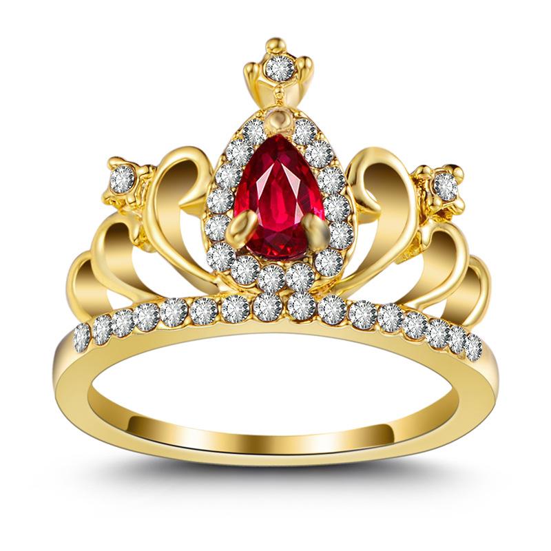 Crown Shaped Crystal Ring Female Fashion Rhinestone Zircon Ring New Creative Jewelry Engagement Rings Anniversary Gift
Crown Shaped Crystal Ring Female Fashion Rhinestone Zircon Ring New Creative Jewelry Engagement Rings Anniversary Gift