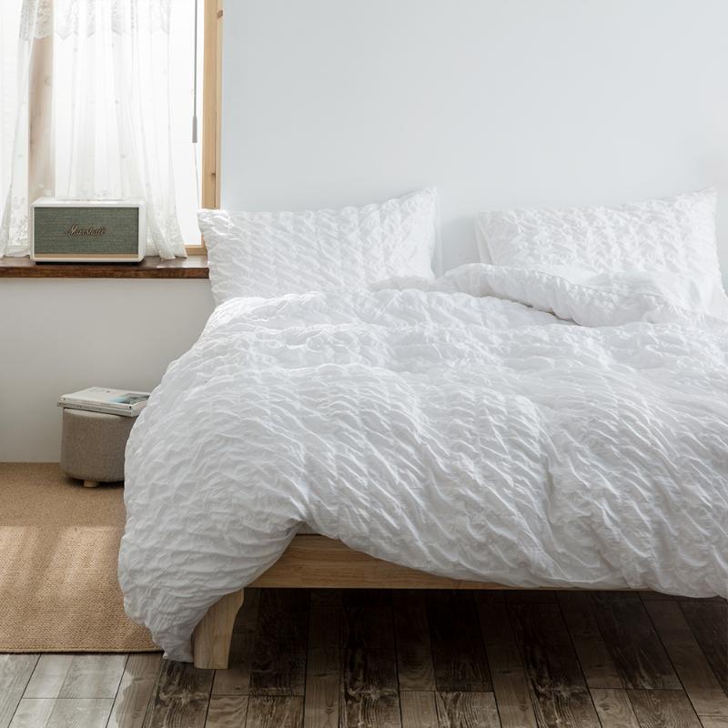 Bed cover set 3 PCs Washed Cotton Seersucker Bedding Sets Soft Comfortable Luxury Sets Quilt Duvet Covers case size Sheet, White square
Bed cover set 3 PCs Washed Cotton Seersucker Bedding Sets Soft Comfortable Luxury Sets Quilt Duvet Covers case size Sheet, White square