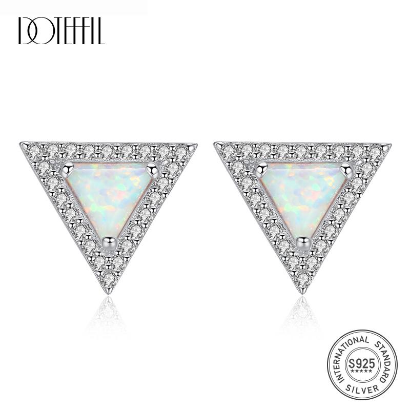 DOTEFFIL New Created Triangle Fire Opal Stud Earrings for Women 925 Sterling Silver Fine Jewelry Joyeria Fina Para Mujer Brinco
DOTEFFIL New Created Triangle Fire Opal Stud Earrings for Women 925 Sterling Silver Fine Jewelry Joyeria Fina Para Mujer Brinco