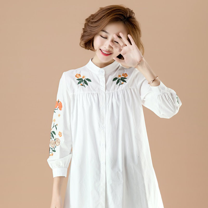 2021 New Female Spring Summer Cotton Linen National Wind Wild Fashion Retro-embroidered Shirt Chaquete 3CKB, White
2021 New Female Spring Summer Cotton Linen National Wind Wild Fashion Retro-embroidered Shirt Chaquete 3CKB, White