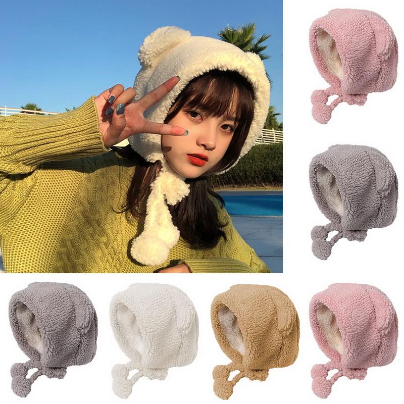 2020 New Hat Fashion Solid Beanies Women Winter Cute Bear Ears Warm Hat Windproof Cap Student Women Wool Cap Female, Grey
2020 New Hat Fashion Solid Beanies Women Winter Cute Bear Ears Warm Hat Windproof Cap Student Women Wool Cap Female, Grey