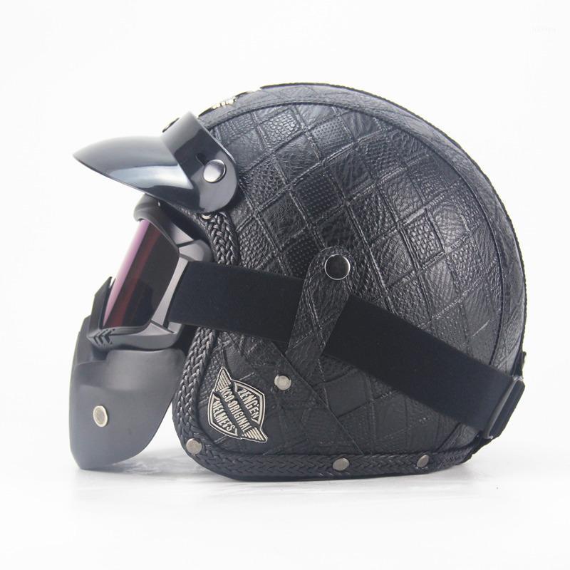 Handmade retro battery car helmet full helmet men and women personality motorcycle 3 / 4 pedal cruiser protective1, Black
Handmade retro battery car helmet full helmet men and women personality motorcycle 3 / 4 pedal cruiser protective1, Black