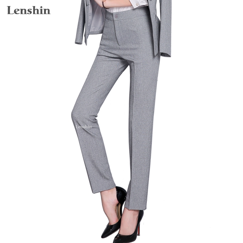 Professional Women's Formal Trousers - Slim Fit Work Pants For Office Ladies