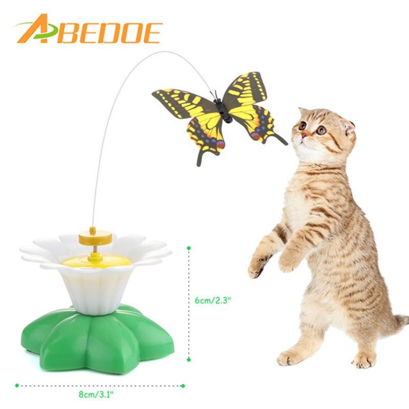 ABEDOE Cat Toys Electric Rotating Colorful Butterfly Funny Pet Seat Scratch Interactive Training Toy For Cats Kitten
ABEDOE Cat Toys Electric Rotating Colorful Butterfly Funny Pet Seat Scratch Interactive Training Toy For Cats Kitten