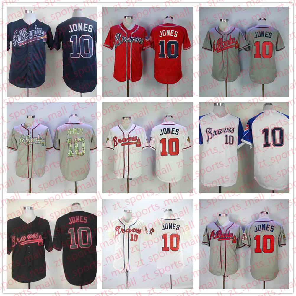 Men Retror 1974 1995 1999 Vintage Baseball 10 Chipper Jones Jersey Retire Flexbase Cool Base Stitched Navy Blue Red White Beige Grey, As shown in illustration
Men Retror 1974 1995 1999 Vintage Baseball 10 Chipper Jones Jersey Retire Flexbase Cool Base Stitched Navy Blue Red White Beige Grey, As shown in illustration