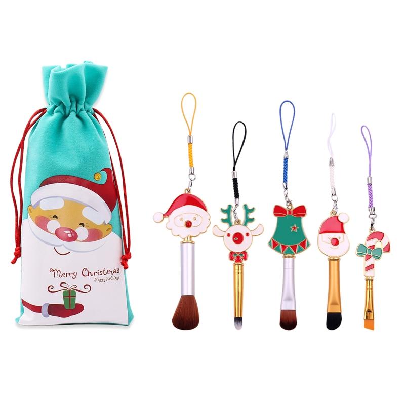 5pcs Christmas Makeup Brush Set Mini Foundation Powder Blush Eyeshadow Cosmetic X7JA
5pcs Christmas Makeup Brush Set Mini Foundation Powder Blush Eyeshadow Cosmetic X7JA