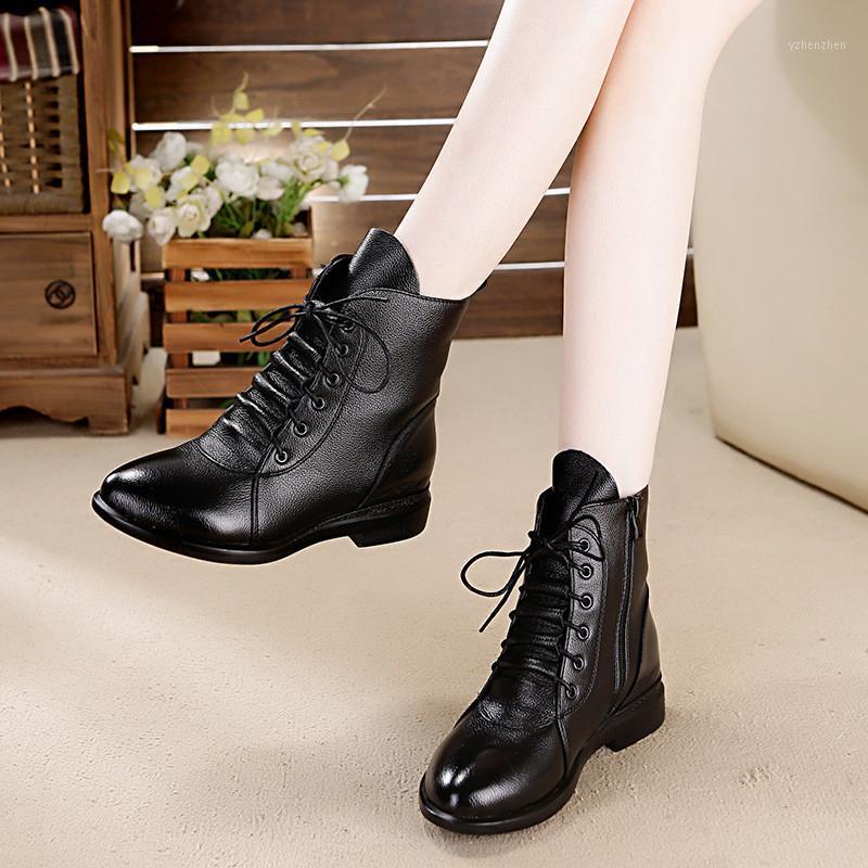 Boots Women Wedge Ankle Genuine Leather Woman Shoes Autumn Winter 2021 Snow Heels Zip Platform Motorcycle Lady Shoes1, Black
Boots Women Wedge Ankle Genuine Leather Woman Shoes Autumn Winter 2021 Snow Heels Zip Platform Motorcycle Lady Shoes1, Black