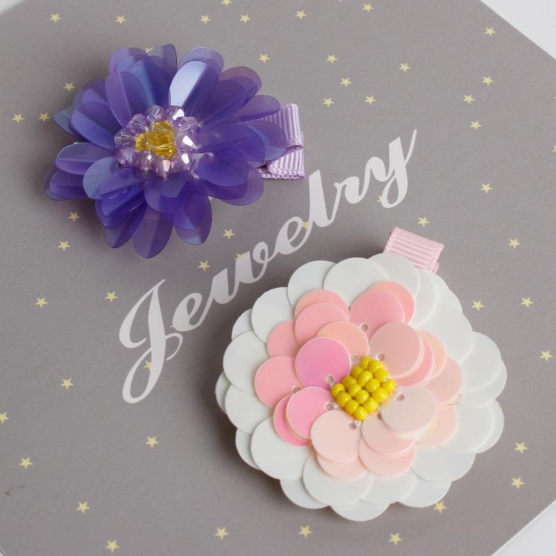 Sequin flower Hair clips barrettes Shiny Rhinestones Royal purple Floral Hairpin Kids headdress Girls hair accessories bows, Item 2
Sequin flower Hair clips barrettes Shiny Rhinestones Royal purple Floral Hairpin Kids headdress Girls hair accessories bows, Item 2