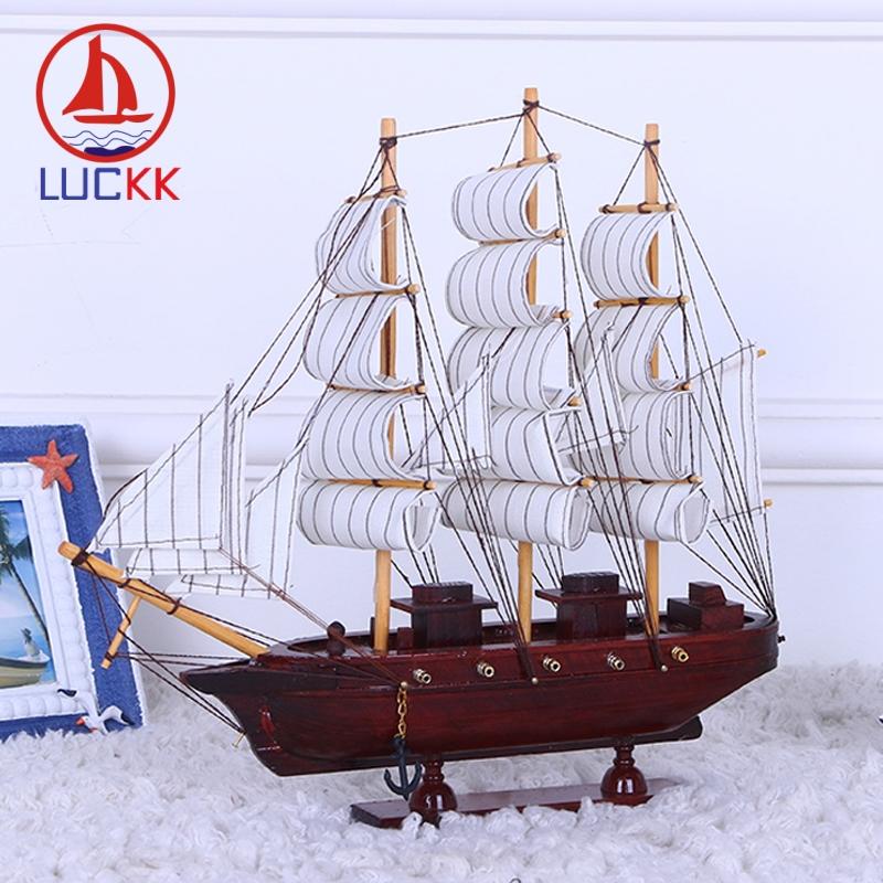 LUCKK 33CM Handmade Wooden Model Ships Vintage Red Home Decoration Room Sea Wood Crafts Statue Toys Sailing Model Party Souvenir
LUCKK 33CM Handmade Wooden Model Ships Vintage Red Home Decoration Room Sea Wood Crafts Statue Toys Sailing Model Party Souvenir
