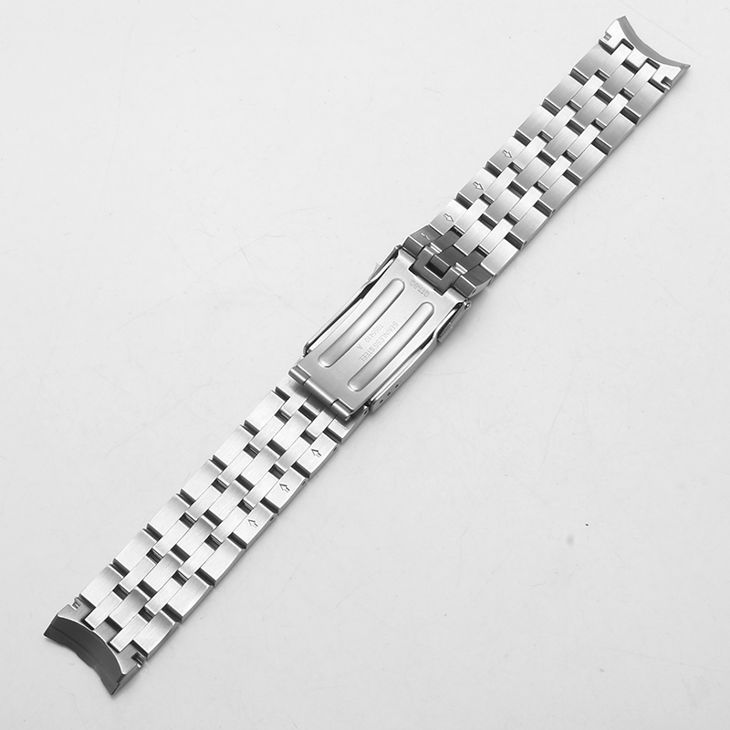 shengmeirui PRC200 T055417 T055430 T055410 Watchband Watch Parts male strip Solid Stainless steel bracelet strap LJ201124