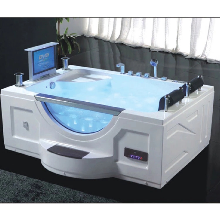 USA Indoor washing machine hot tub spa massage double whirlpool bathtub Soaking, Heating, LED, Display, LCD TV, White
USA Indoor washing machine hot tub spa massage double whirlpool bathtub Soaking, Heating, LED, Display, LCD TV, White