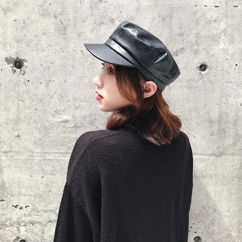 Fall Winter New Fashion Women Solid Color PU Leather Caps Cap Casual Hats Cap For Women, Black
Fall Winter New Fashion Women Solid Color PU Leather Caps Cap Casual Hats Cap For Women, Black