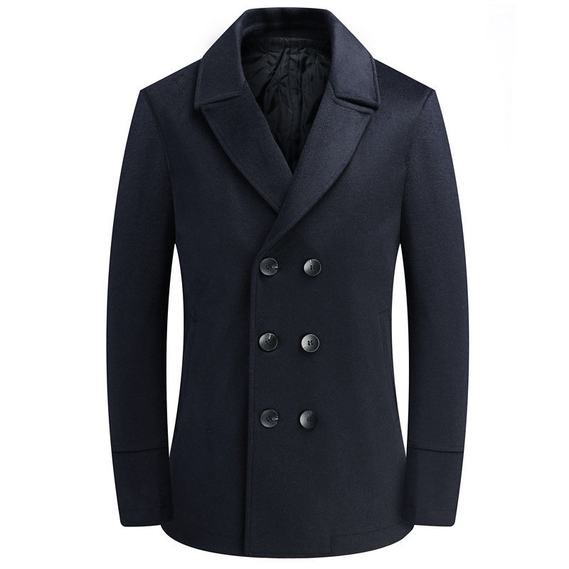 new arrival coat men high quality double breasted wool trench coat men,men's casual wool jackets plus-size M-4XL 201120