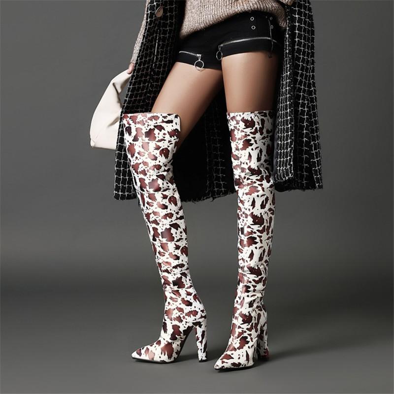 PXELENA Plus Size 34-43 European Over The Knee Boots Women Thigh High Block Heels Zip Party Nightclub Catwalk Shoes Zebra Winter, Black
PXELENA Plus Size 34-43 European Over The Knee Boots Women Thigh High Block Heels Zip Party Nightclub Catwalk Shoes Zebra Winter, Black