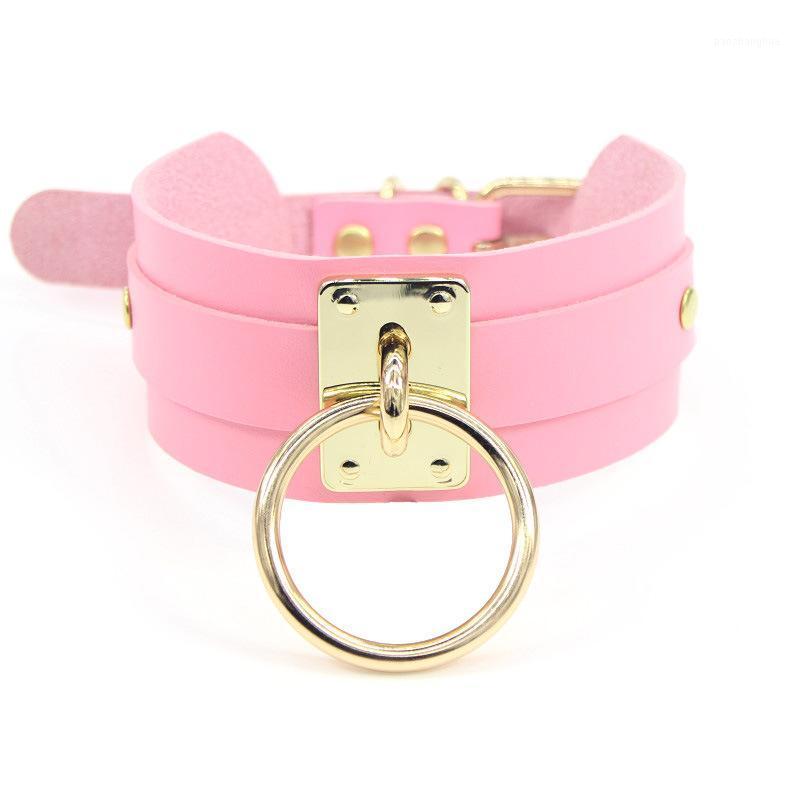 Christmas Gift Punk Leather Single O-shaped Stainless Steel Necklace Female Chocker Charm Accessories Chain Chokers, Golden;silver
Christmas Gift Punk Leather Single O-shaped Stainless Steel Necklace Female Chocker Charm Accessories Chain Chokers, Golden;silver