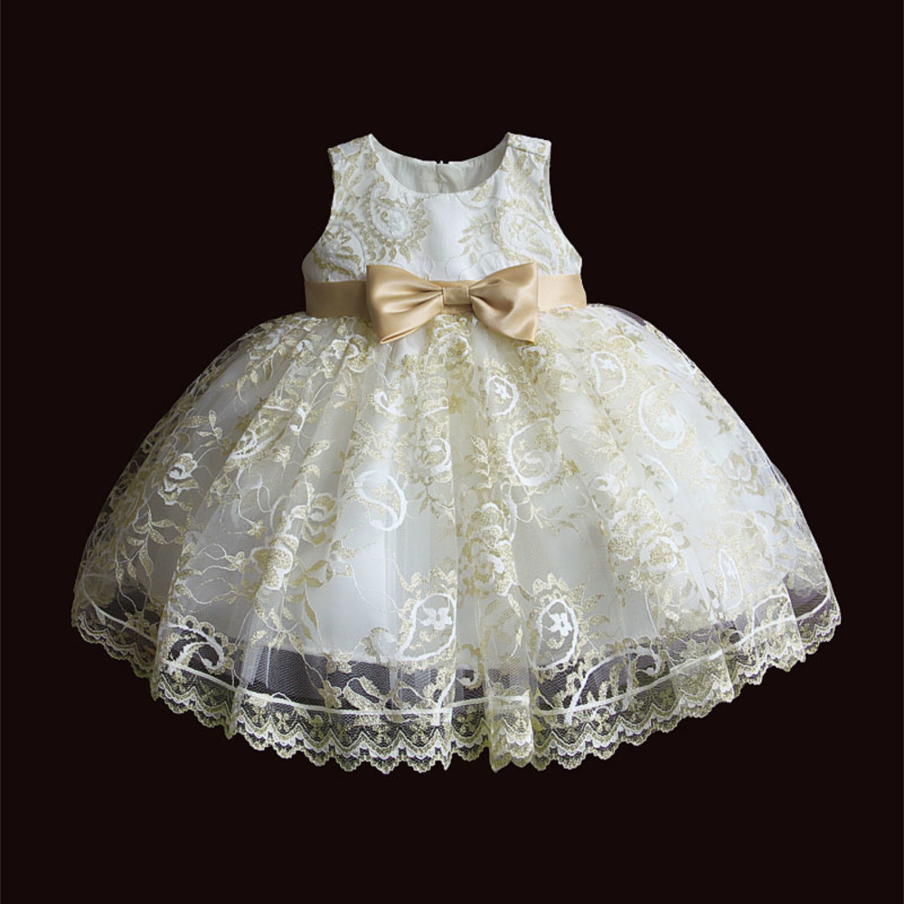 Golden Lace Girl Dress Summer Tutu Wedding Birthday Party Kids Dresses For Girls Children's Costume Bow Ball Gown 3 6 12 24M 3T Q1223, As picture
Golden Lace Girl Dress Summer Tutu Wedding Birthday Party Kids Dresses For Girls Children's Costume Bow Ball Gown 3 6 12 24M 3T Q1223, As picture