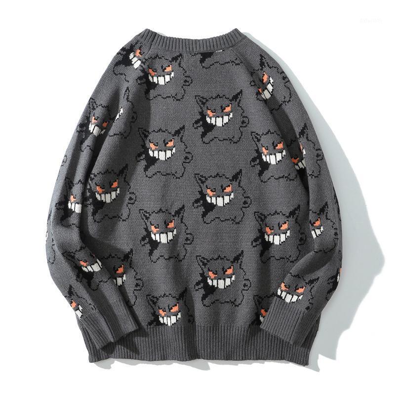 New Men Harajuku Gengar Hip Hop Streetwear Men Clothing Spandex Pullover O-neck Oversize Fashion Casual Couple Male Sweaters1, Gray
New Men Harajuku Gengar Hip Hop Streetwear Men Clothing Spandex Pullover O-neck Oversize Fashion Casual Couple Male Sweaters1, Gray