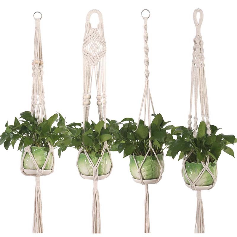 Flower pot hanging basket Plant Hanger Hook Flower Pot Handmade Knitting Natural Fine Cordage Planter Holder Basket Balcony Decoration W95
Flower pot hanging basket Plant Hanger Hook Flower Pot Handmade Knitting Natural Fine Cordage Planter Holder Basket Balcony Decoration W95