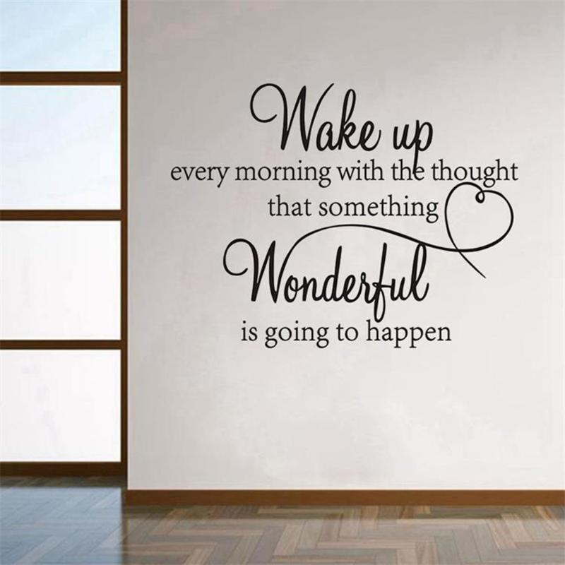 Personalized Decorative Wall Stickers Wake Up Wonderful Living Room Decoration Removable Stickers Home Decor Wall
Personalized Decorative Wall Stickers Wake Up Wonderful Living Room Decoration Removable Stickers Home Decor Wall