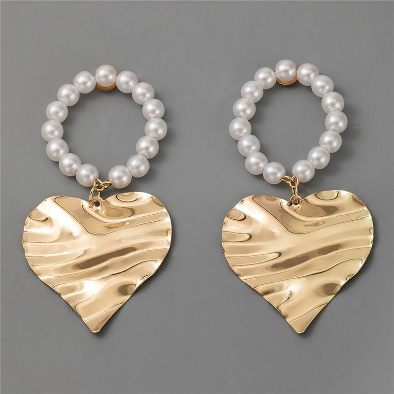 Love Heart Pearl Drop Earrings for Women Gold Color Geometric Round Statement Earrings Ladies Party Jewelry
Love Heart Pearl Drop Earrings for Women Gold Color Geometric Round Statement Earrings Ladies Party Jewelry