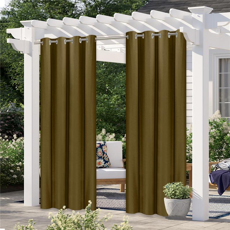 Waterproof Pergola Outdoor Curtain for Garden Patio Full Blackout Curtains Bedroom Living Room Bath room Panel Drape, 06
Waterproof Pergola Outdoor Curtain for Garden Patio Full Blackout Curtains Bedroom Living Room Bath room Panel Drape, 06