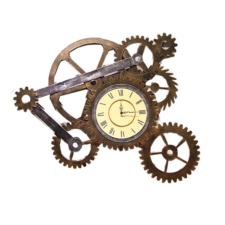 clearance!\3D Large Wall Clock Iron Retro Decorative Wall Clock Big Art Gear Home Creative Roman Numerals For Living Room
clearance!\3D Large Wall Clock Iron Retro Decorative Wall Clock Big Art Gear Home Creative Roman Numerals For Living Room