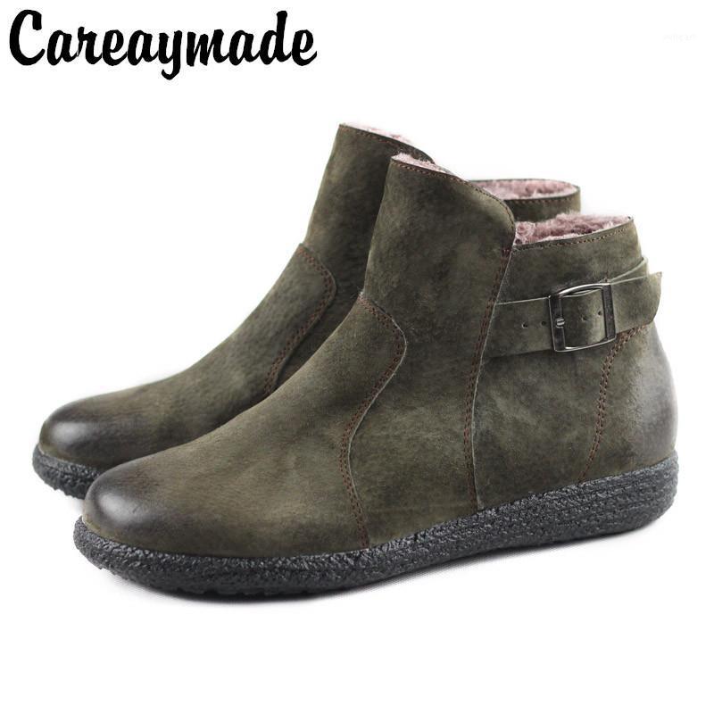 Careaymade-Winter plush warm snow boots,Genuine leatherretro literary artistic boots,female frosted leather zipper flat boots1, Grey
Careaymade-Winter plush warm snow boots,Genuine leatherretro literary artistic boots,female frosted leather zipper flat boots1, Grey