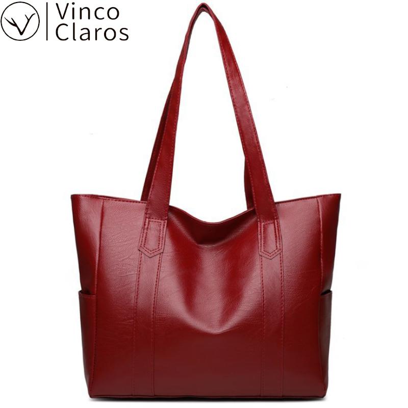 Large Capacity PU Leather Shoulder Bags Luxury Handbags Women Purses Designer Big Shopper Solid Color Casual Tote New Sac A Main, Red
Large Capacity PU Leather Shoulder Bags Luxury Handbags Women Purses Designer Big Shopper Solid Color Casual Tote New Sac A Main, Red