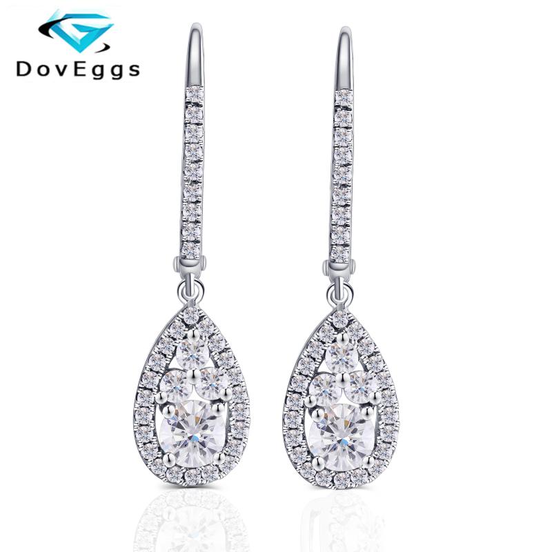 DovEggs Gold Earrings 10K White Gold F Color Moissanite Anniversary Birthday Gifts for Women
DovEggs Gold Earrings 10K White Gold F Color Moissanite Anniversary Birthday Gifts for Women